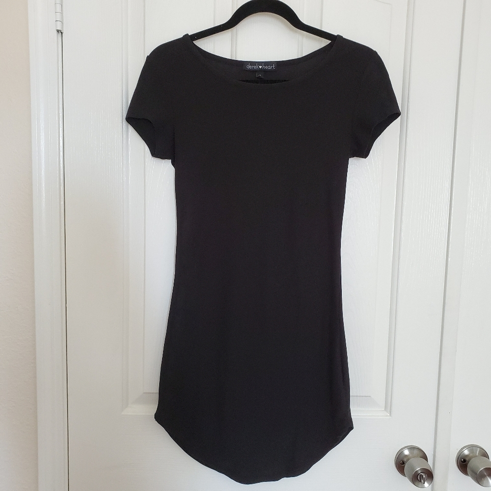 Black Bodycon Tshirt Dress